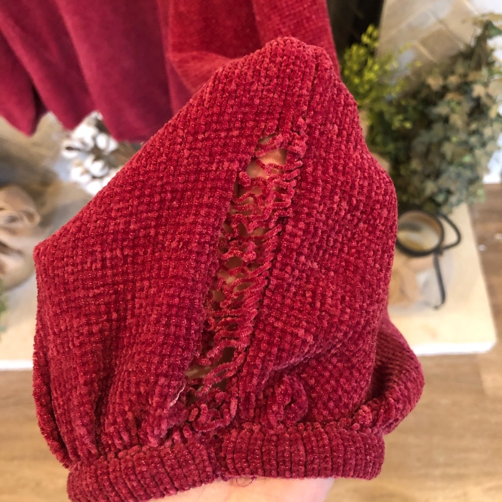 Mauve Chenille Sweater - image 3